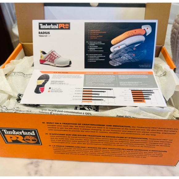 Timberland PRO Radius Composite Safety Toe Women's Size 7.5 - NEW - Picture 3 of 5